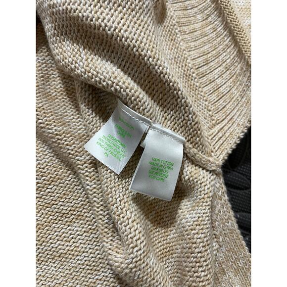 Lilly Pulitzer Bayport Sweater Sand Bar Marl Size Large Style 013290‎ Cotton - Picture 5 of 9